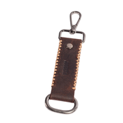 Slim Leather Keychain with hook buckle