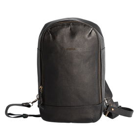 Oxford Backpack ''Cow leather'' - Black
