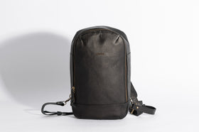 Oxford Backpack ''Cow leather'' - Black