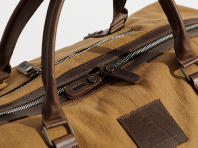 Vintage Travel Bag “ Duffle Bag “ – Tan