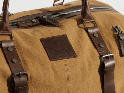 Vintage Travel Bag “ Duffle Bag “ – Tan