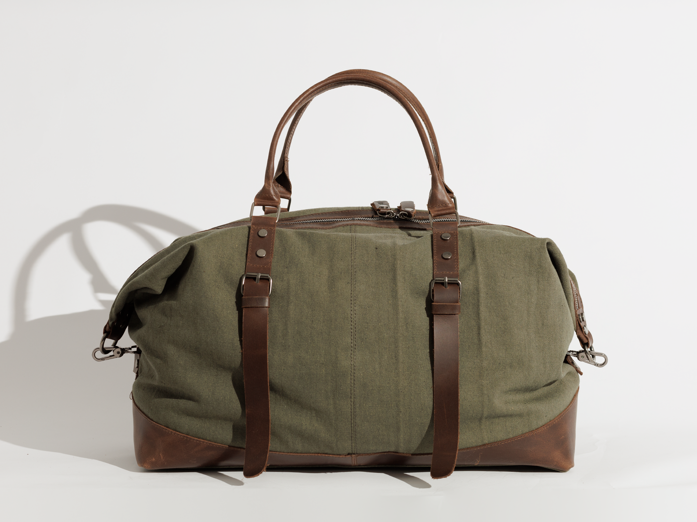 Vintage Travel Bag “ Duffle Bag “ – Army