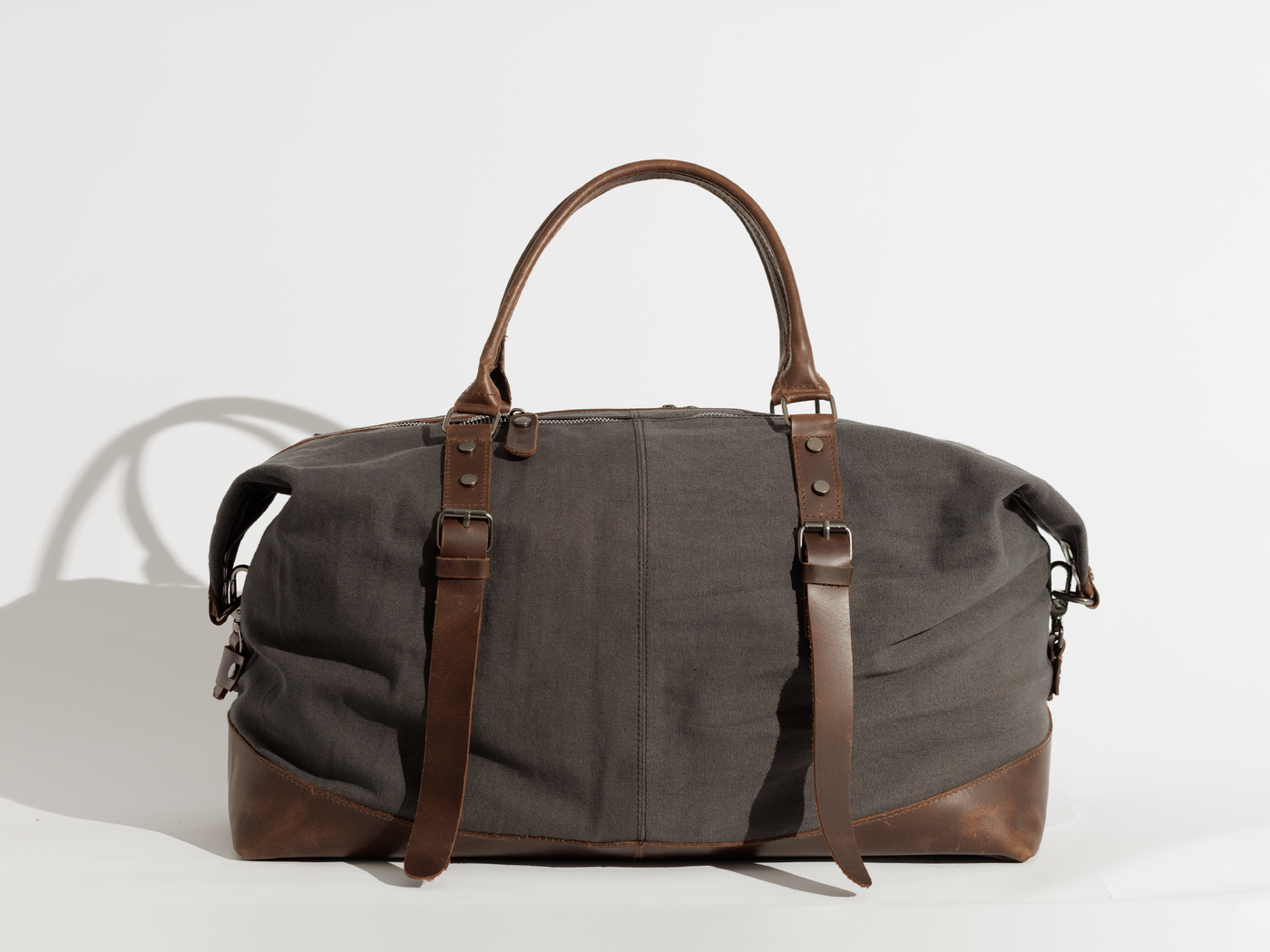 Vintage Travel Bag “ Duffle Bag “ – Dark Grey