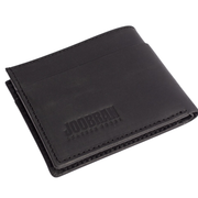 Folio Bifold Leather Wallet - Black