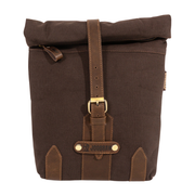 The Arthur Roll-Top Shoulder Bag - Brown