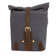 The Arthur Roll-Top Shoulder Bag - Grey