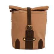 The Arthur Roll-Top Shoulder Bag - Tan