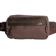 Chester Fanny Bag ''100% Cotton canvas & Cow leather'' - Light Brown