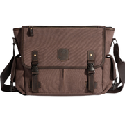 Marlow Messenger Bag ''100% Cotton canvas & Cow leather'' - Light Brown