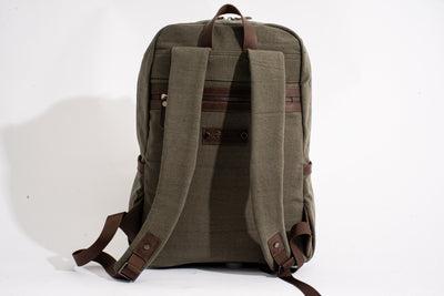 Randel waxed canvas backpack – Army