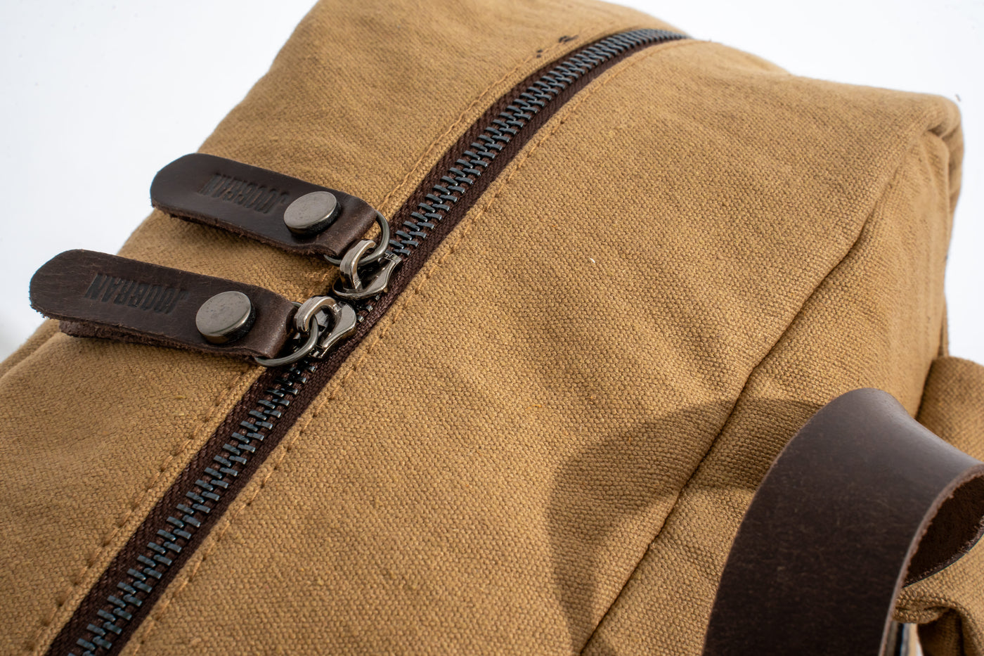 Randel waxed canvas backpack – Tan