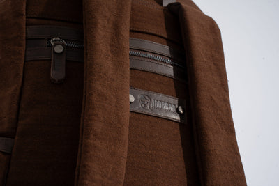 Randel waxed canvas backpack – Rust