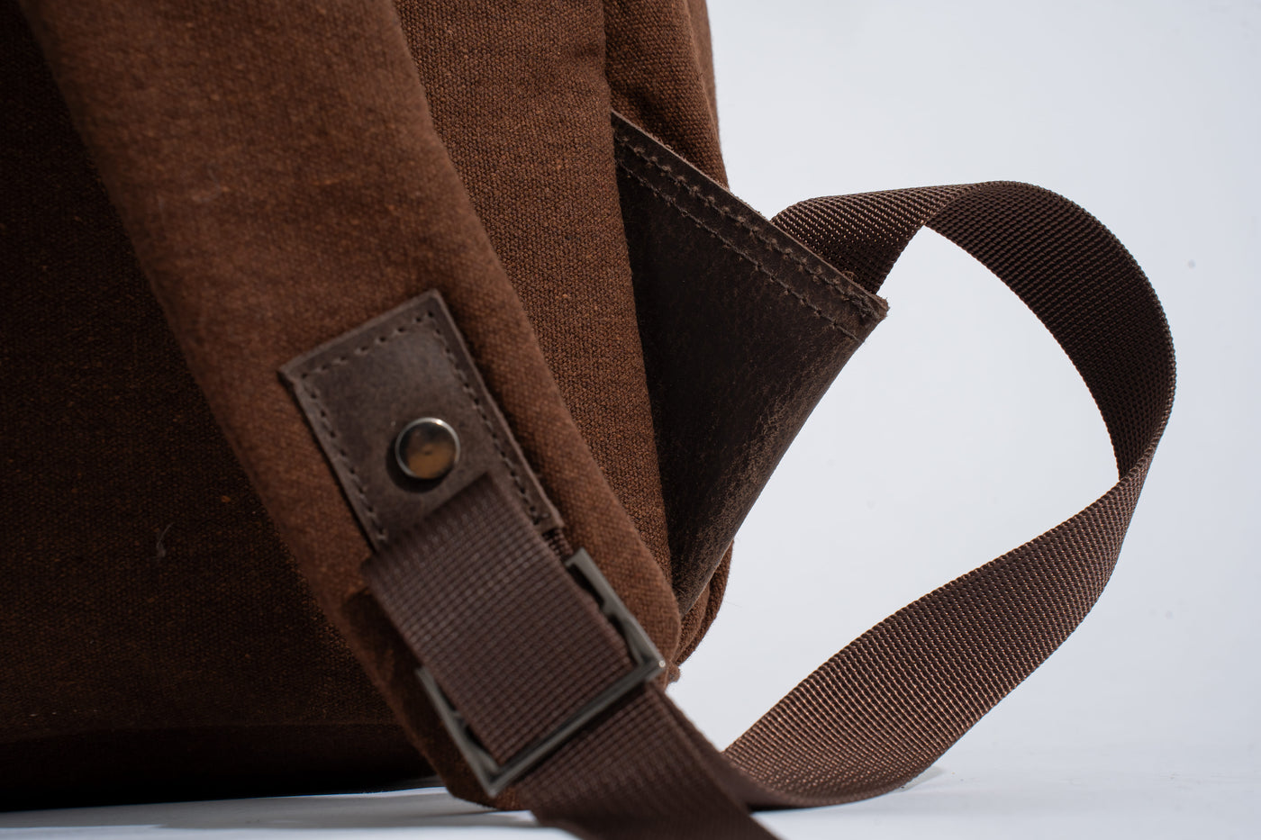 Randel waxed canvas backpack – Rust