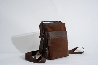 Multi-Pocket shoulder bag – Rust