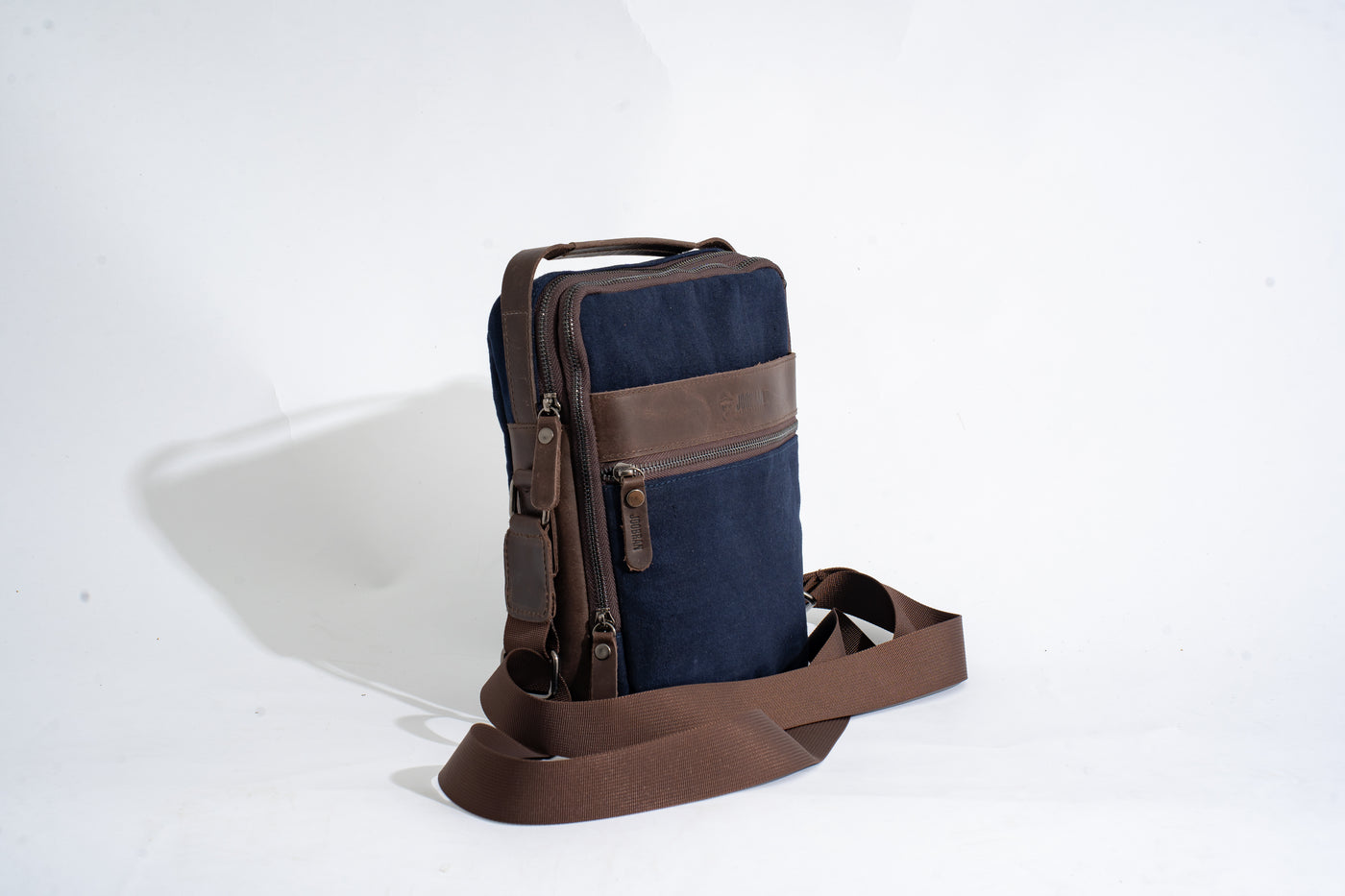 Multi-Pocket shoulder bag – Navy Blue