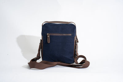 Multi-Pocket shoulder bag – Navy Blue