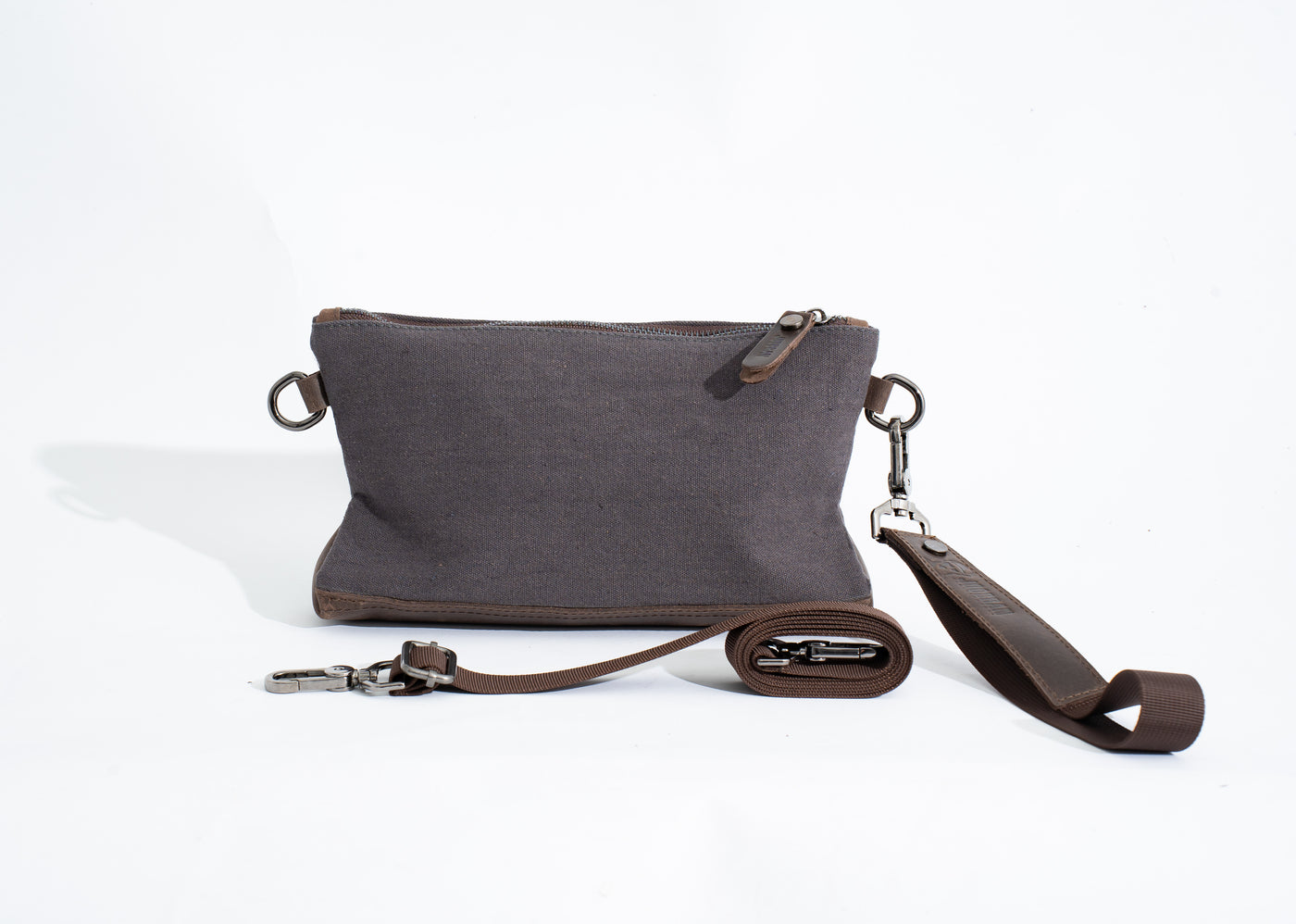 Joobran’s minimalist clutch – Dark Grey