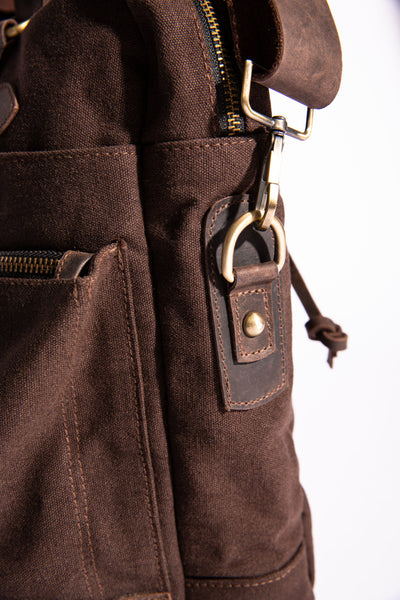 Charlie Messenger Bag - Dark Brown