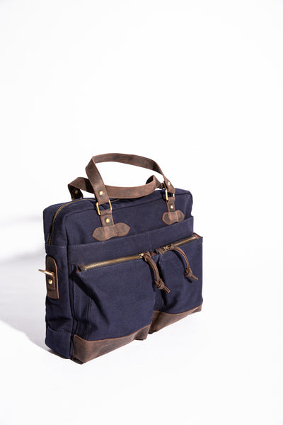 Charlie Messenger Bag - Navy Blue