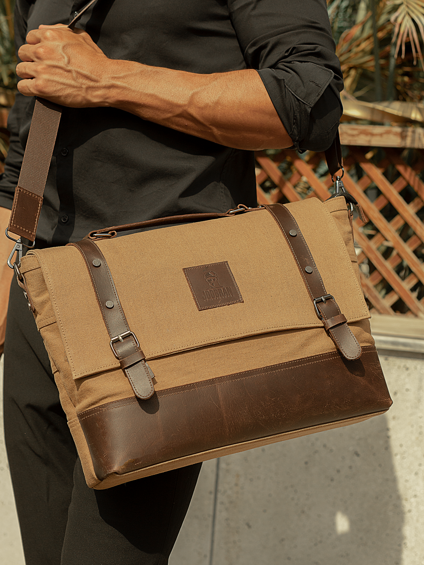 Work Satchel “ Messenger Bag “ – Tan