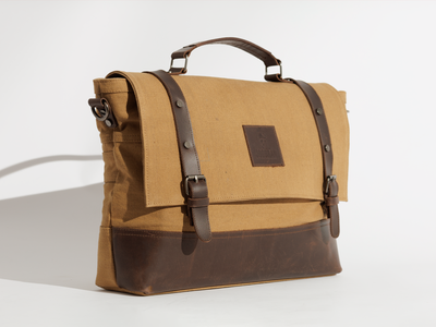 Work Satchel “ Messenger Bag “ – Tan