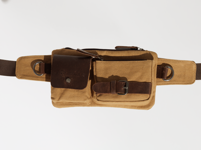 Vintage Waist Bag “ Fanny Pack “ – Tan