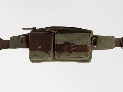 Vintage Waist Bag “ Fanny Pack “ – Army