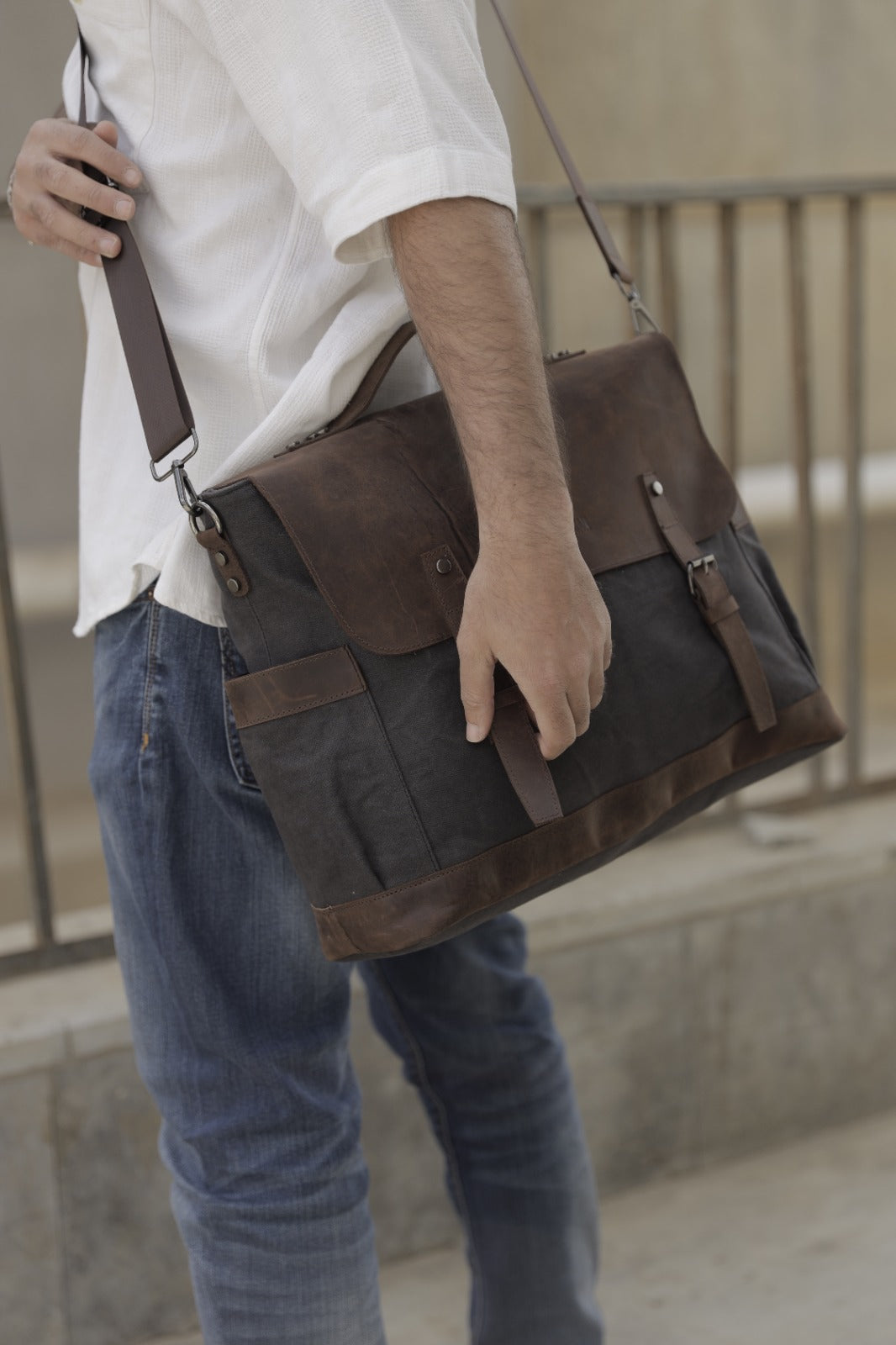 Business Bag “Messenger bag“ – Dark Grey