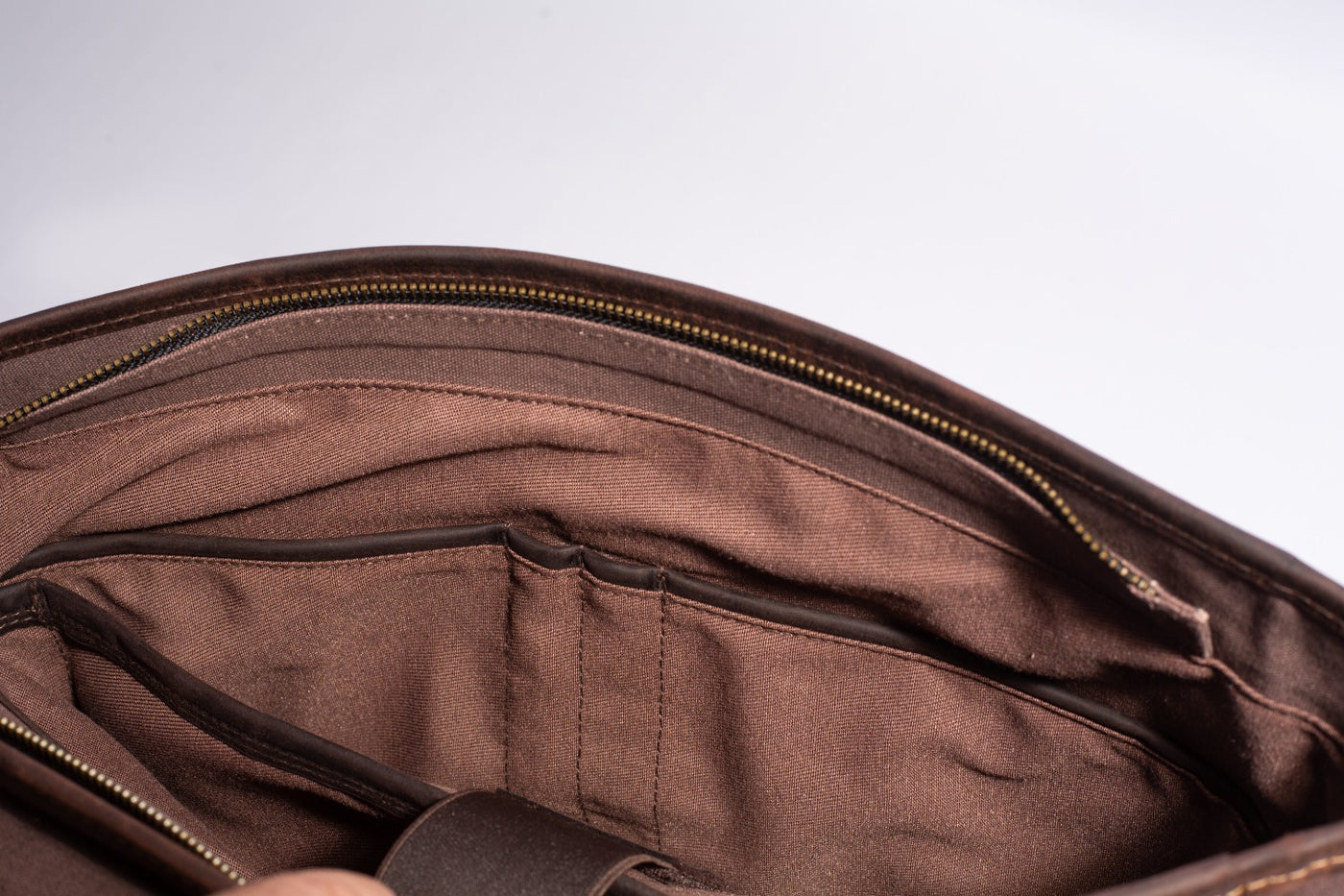 Marlow Messenger Bag ''100% Cotton canvas & Cow leather'' - Navy Blue