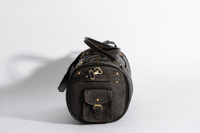 Rover Travel Bag ''Cow leather'' - Black