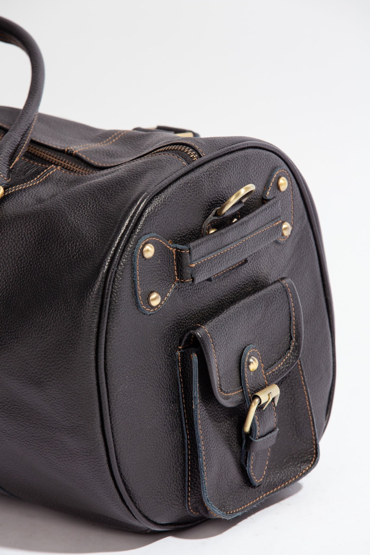 Rover Travel Bag ''Cow leather'' - Black