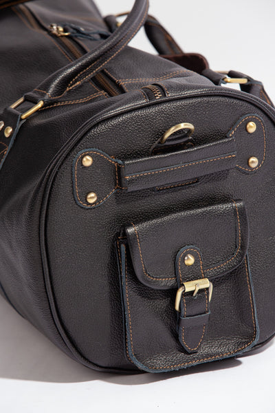 Rover Travel Bag ''Cow leather'' - Black