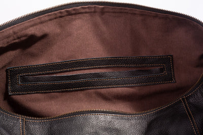 Rover Travel Bag ''Cow leather'' - Black