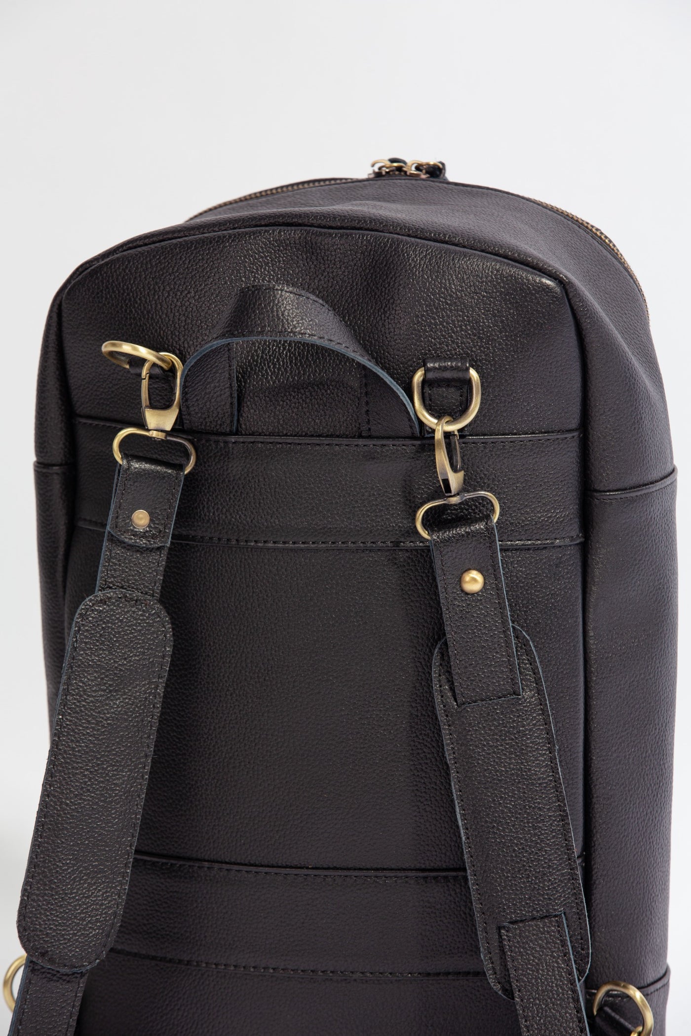 Oxford Backpack ''Cow leather'' - Black