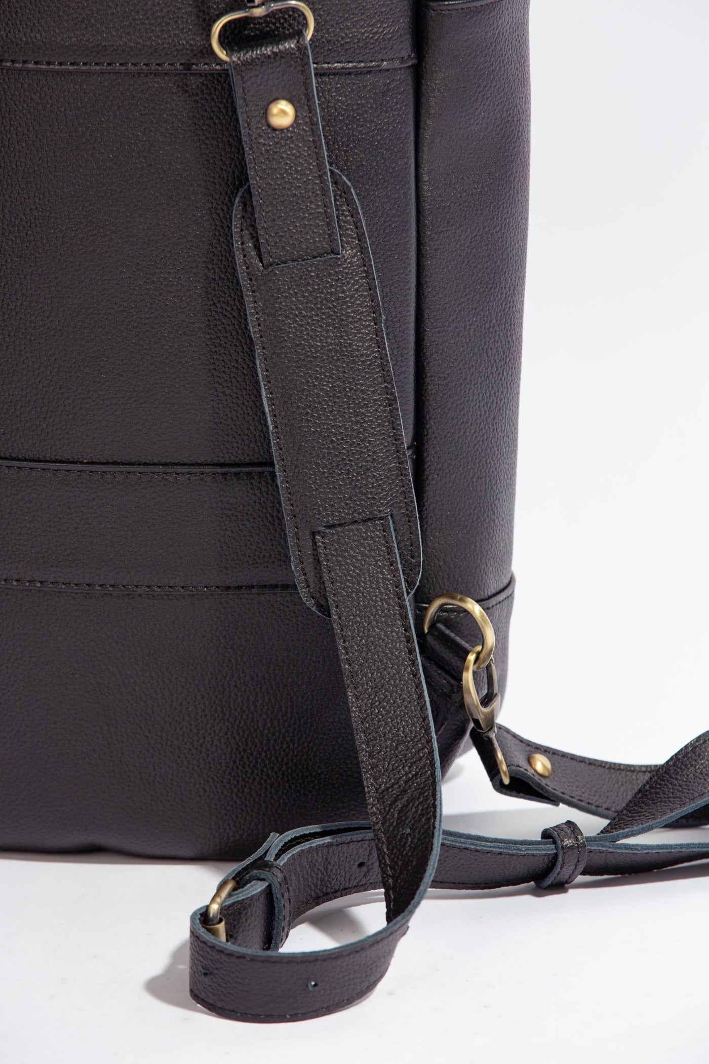 Oxford Backpack ''Cow leather'' - Black