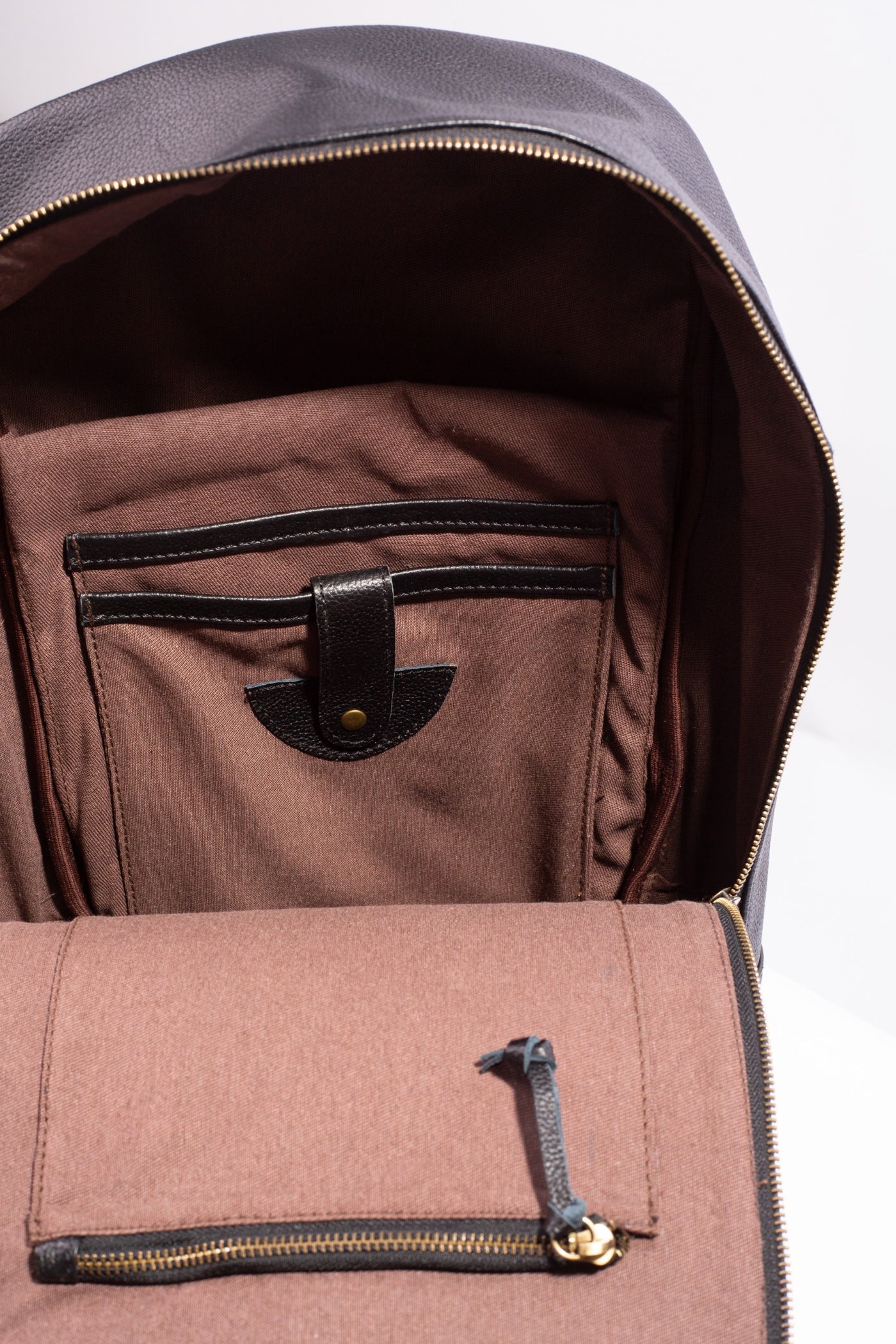 Oxford Backpack ''Cow leather'' - Black