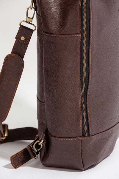 Oxford Backpack ''Cow leather'' - Brown