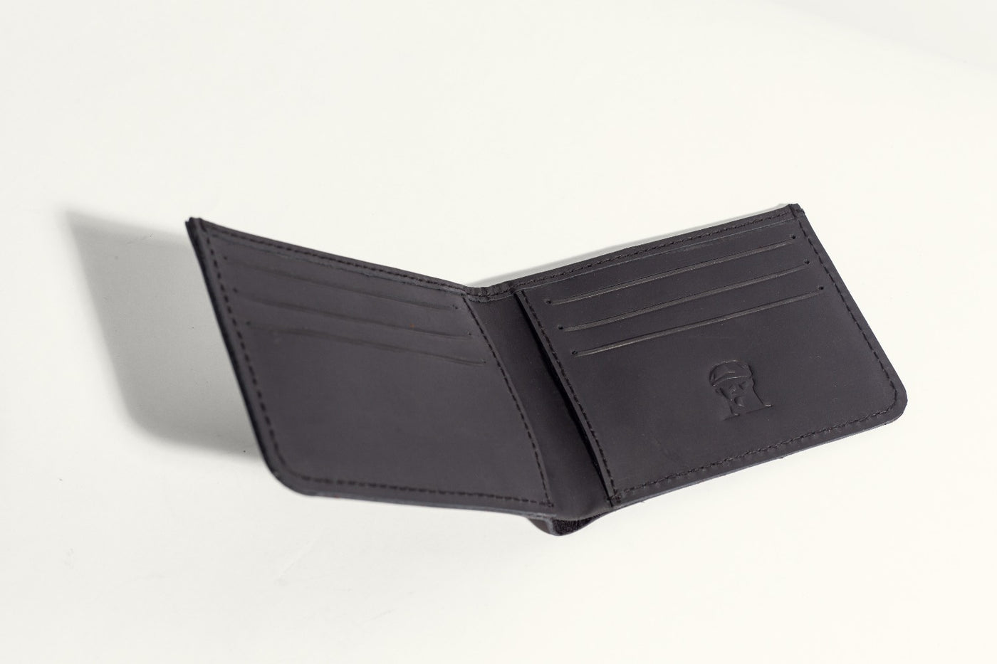 Maverick Bifold Leather Wallet - Black
