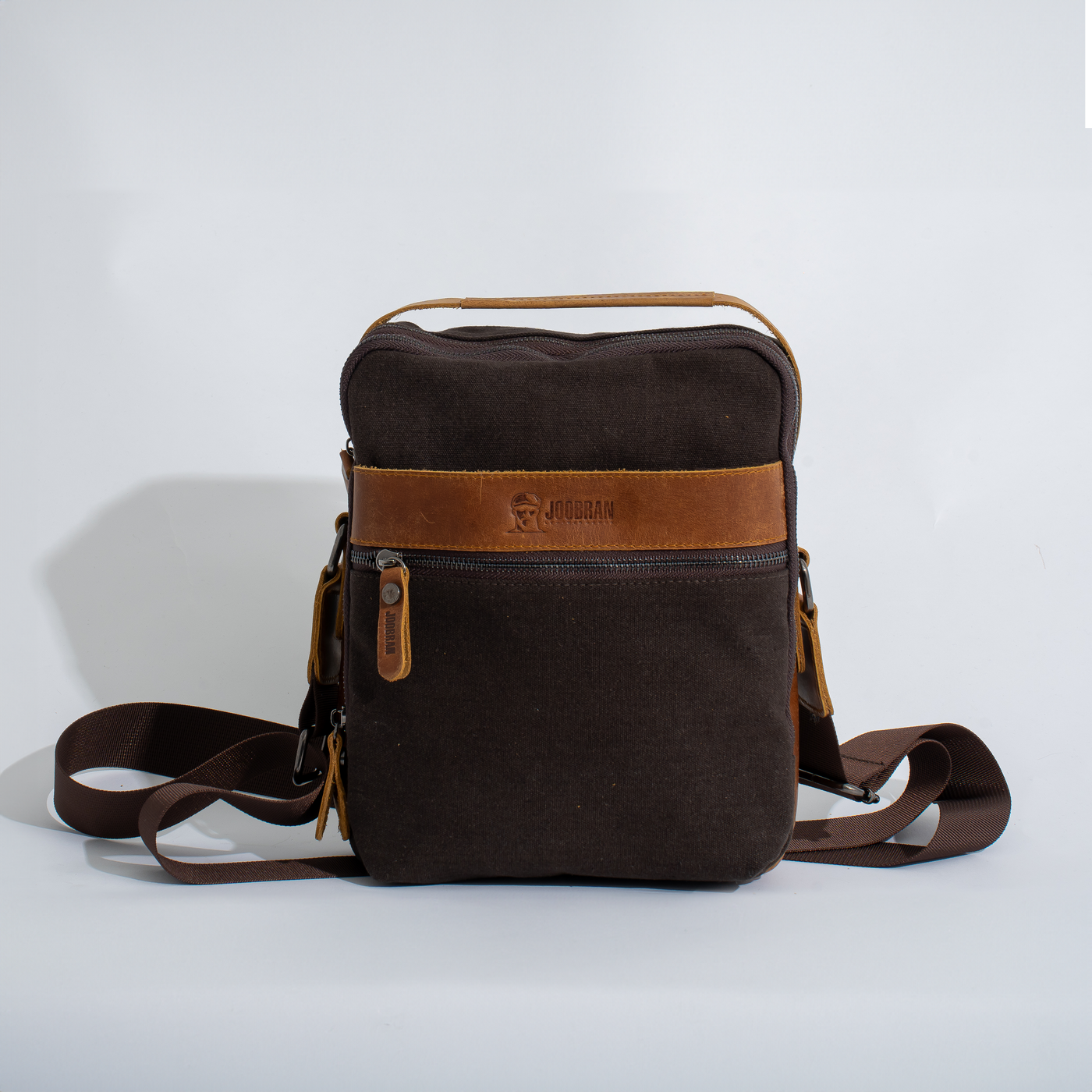 Multi-Pocket shoulder bag – Dark Brown