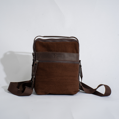 Multi-Pocket shoulder bag – Rust