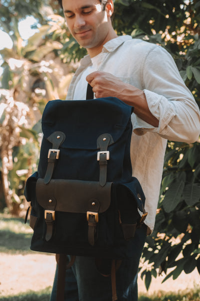 Parker Backpack - Navy Blue